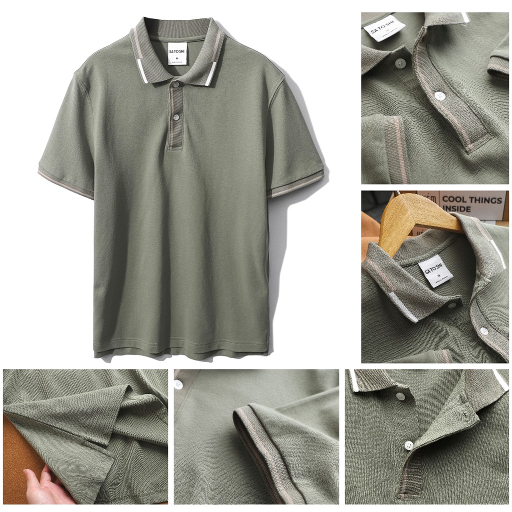 [Mã LTP50 giảm 50000 đơn 150000] Polo STS Diamond Chất Pique Cổ Viền Trụ Dệt nhỏ tay ngắn SAPL56 | Hẻm Store | BigBuy360 - bigbuy360.vn