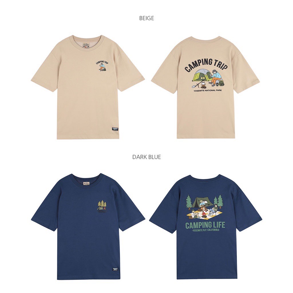 Áo Thun WHO.A.U Camping life yosemite