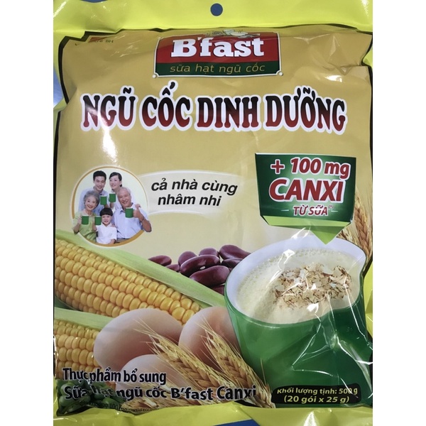 Ngũ cốc dinh dưỡng Bfast ( 20 gói * 25g) 500g