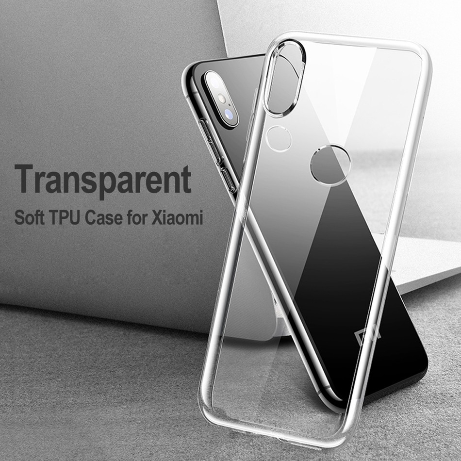 Ốp điện thoại mềm trong suốt cho Xiaomi Redmi Note 4/4X/5/Redmi 5/Mi 8/8SE/6/6X/5/