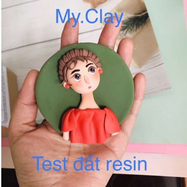 Đất sét tự khô Đài Loan, Đất RESIN CỨNG, BỀN ĐẸP, đất nặng - Đất nặn tượng chibi, mô hình, móc khóa