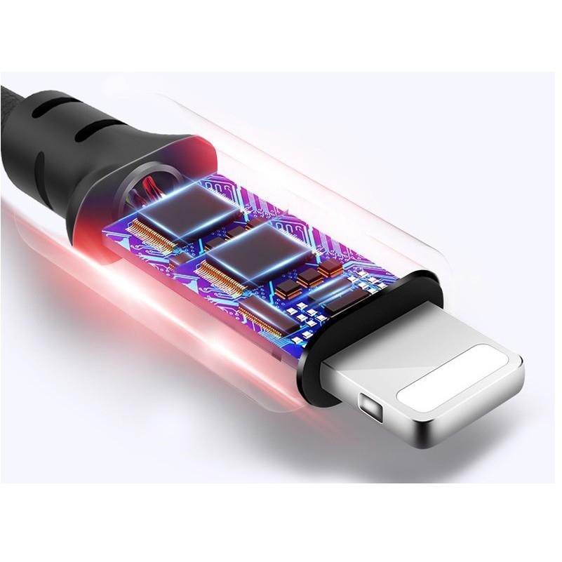 Cáp Sạc Lightning Hoco X14 - Cáp Sạc iPhone, iPad Dây Dù Siêu Bền - Dài 1M/2M [CHÍNH HÃNG]