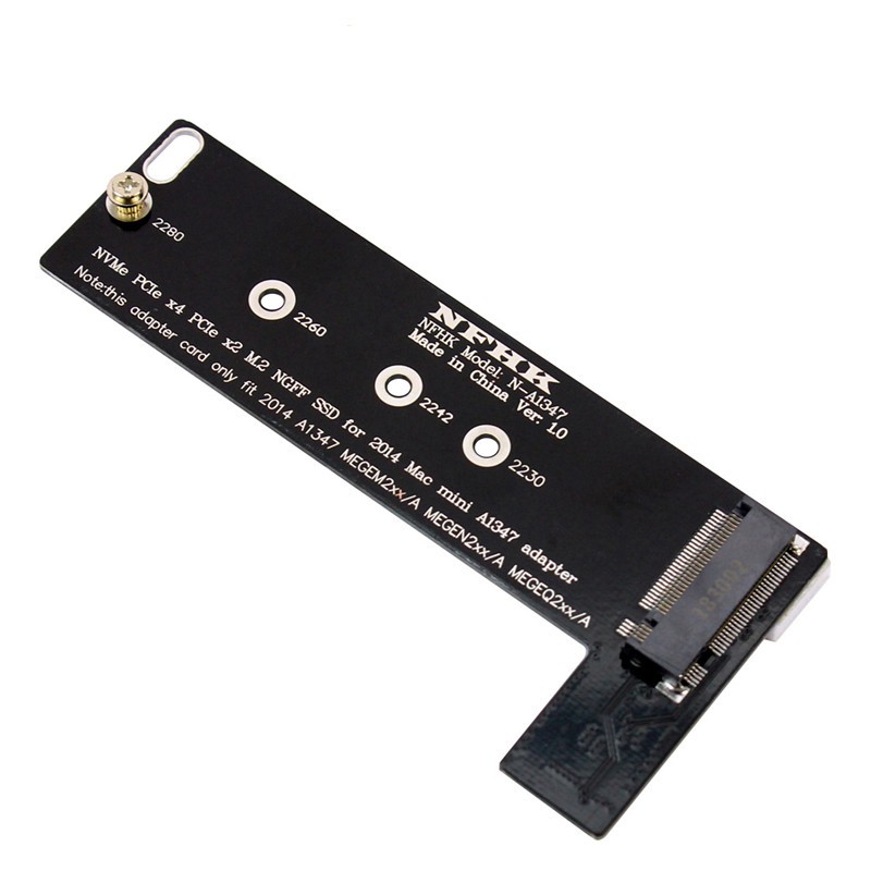 Card Chuyển Đổi Nvme M2 Ssd Sang Cho Pol Mac Mini 2014 A1347 Megen2