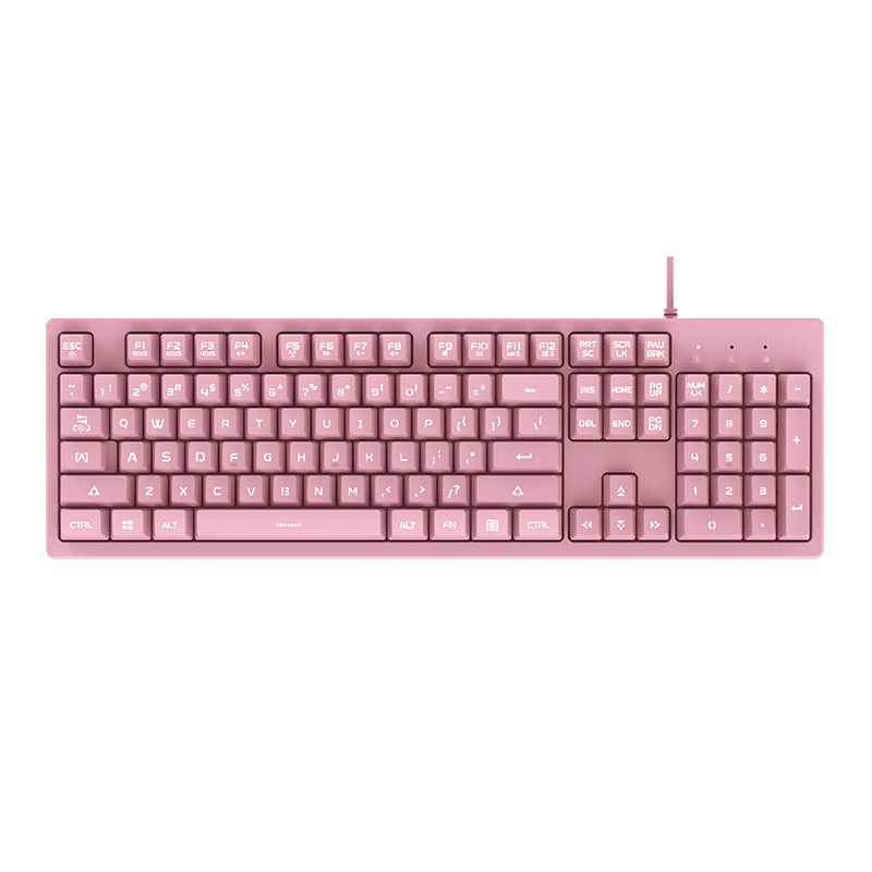 Bàn phím giả cơ AJAZZ DKS100,full size 104 phím đèn led rgb hiện đại