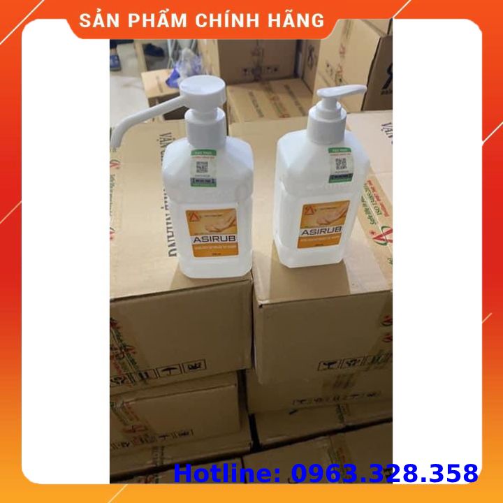 Nước Sát Khuẩn Tay, Nước Sát Khuẩn Asirub 500Ml Không Cần Rửa Lại Bằng Nước, Hàng Có Tem Chống Hàng Giả | BigBuy360 - bigbuy360.vn