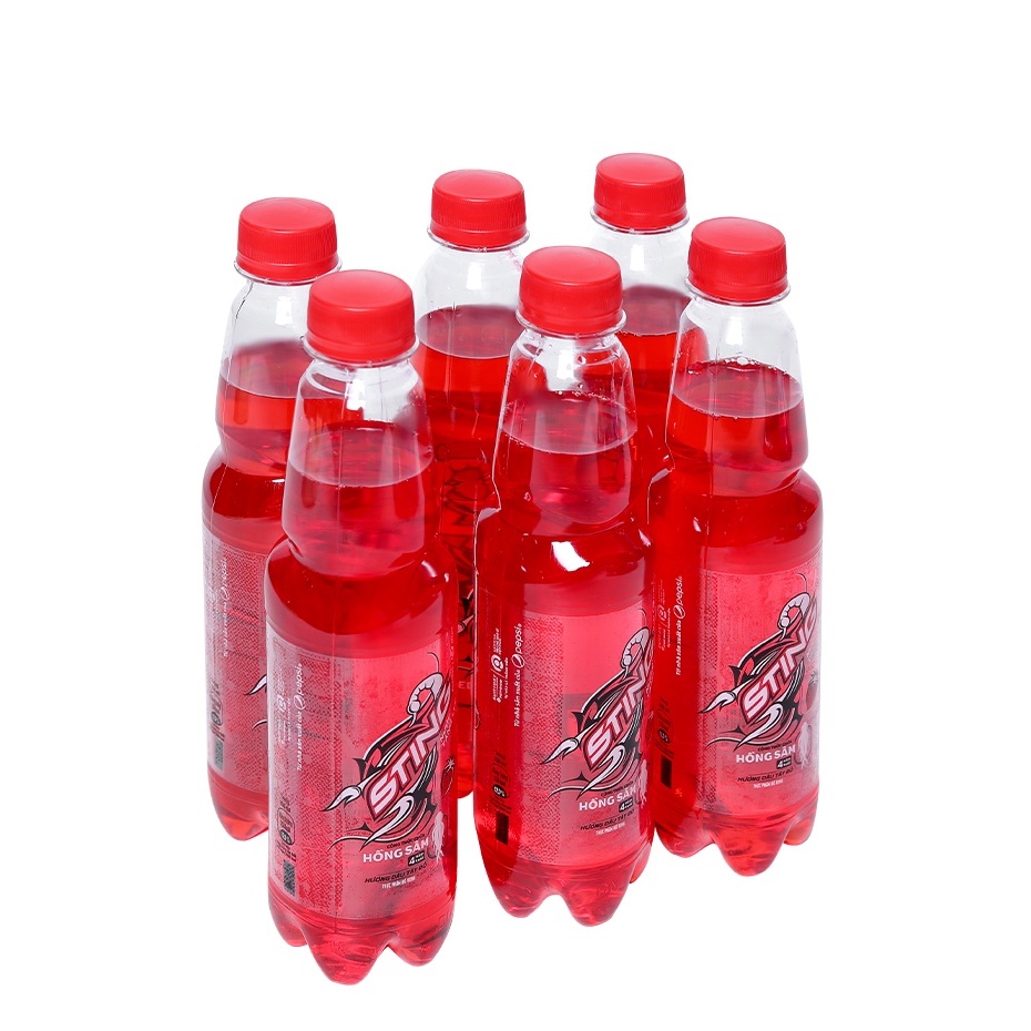 Nước Uống Tăng Lực Sting Hương Dâu - Gold Rush Energy Drink Chai Nhựa 330ml - Đại lý 273