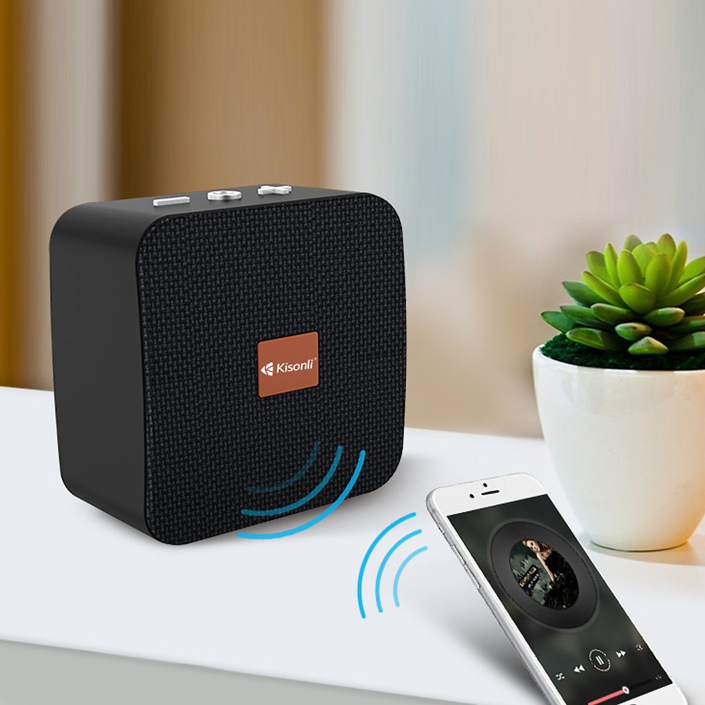 Loa Bluetooth mini Kisonli S1 nhỏ gọn âm thanh to sôi động - Hãng phân phối