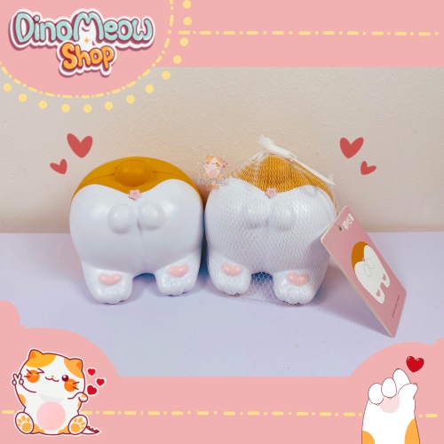 Squishy thú mập ú dễ thương: cún Shiba, thỏ răng sún, panda, mông cún