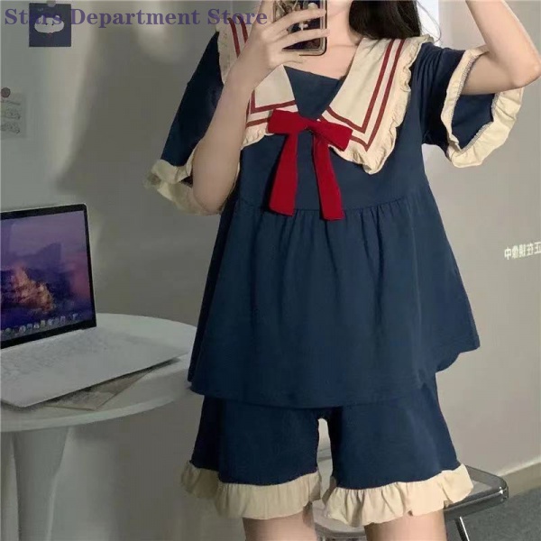 Bộ Đồ Ngủ Ngắn Tay Form Rộng Cho Nữ 2021 | BigBuy360 - bigbuy360.vn