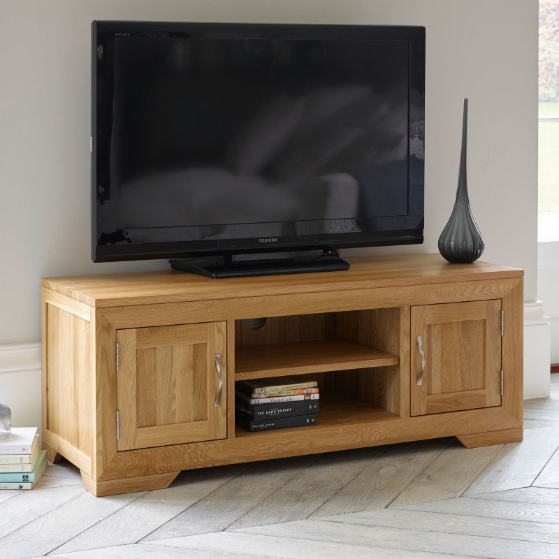 Tủ TV 2 cánh Bevel gỗ sồi IBIE