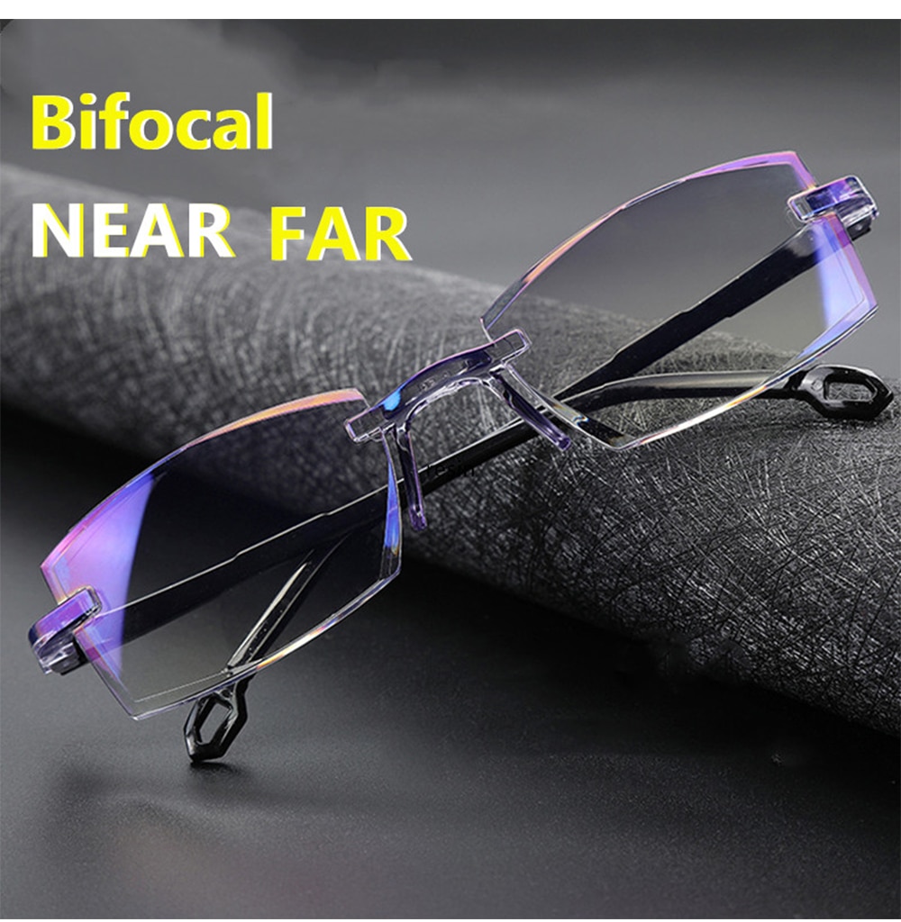 Kính đọc sách không gọng siêu nhẹ chống bức xạ ánh sáng xanh máy tính máy tính đọc viễn thị đầu đọc kính đeo mắt kulary 1.0 đến 4.0 | BigBuy360 - bigbuy360.vn