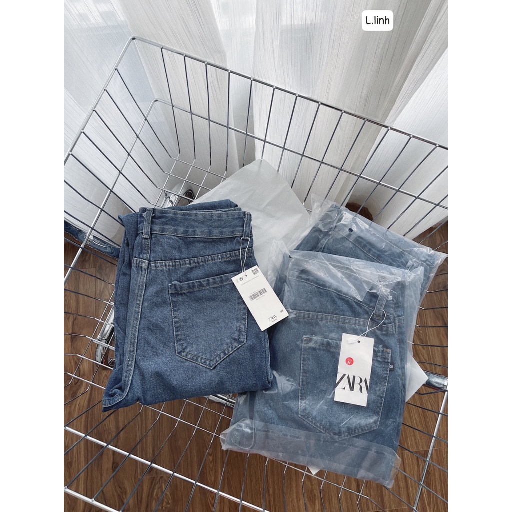 [Mã FAMARAL1 giảm 10K đơn 50K] QUẦN JEAN BOY XANH CẠP CAO