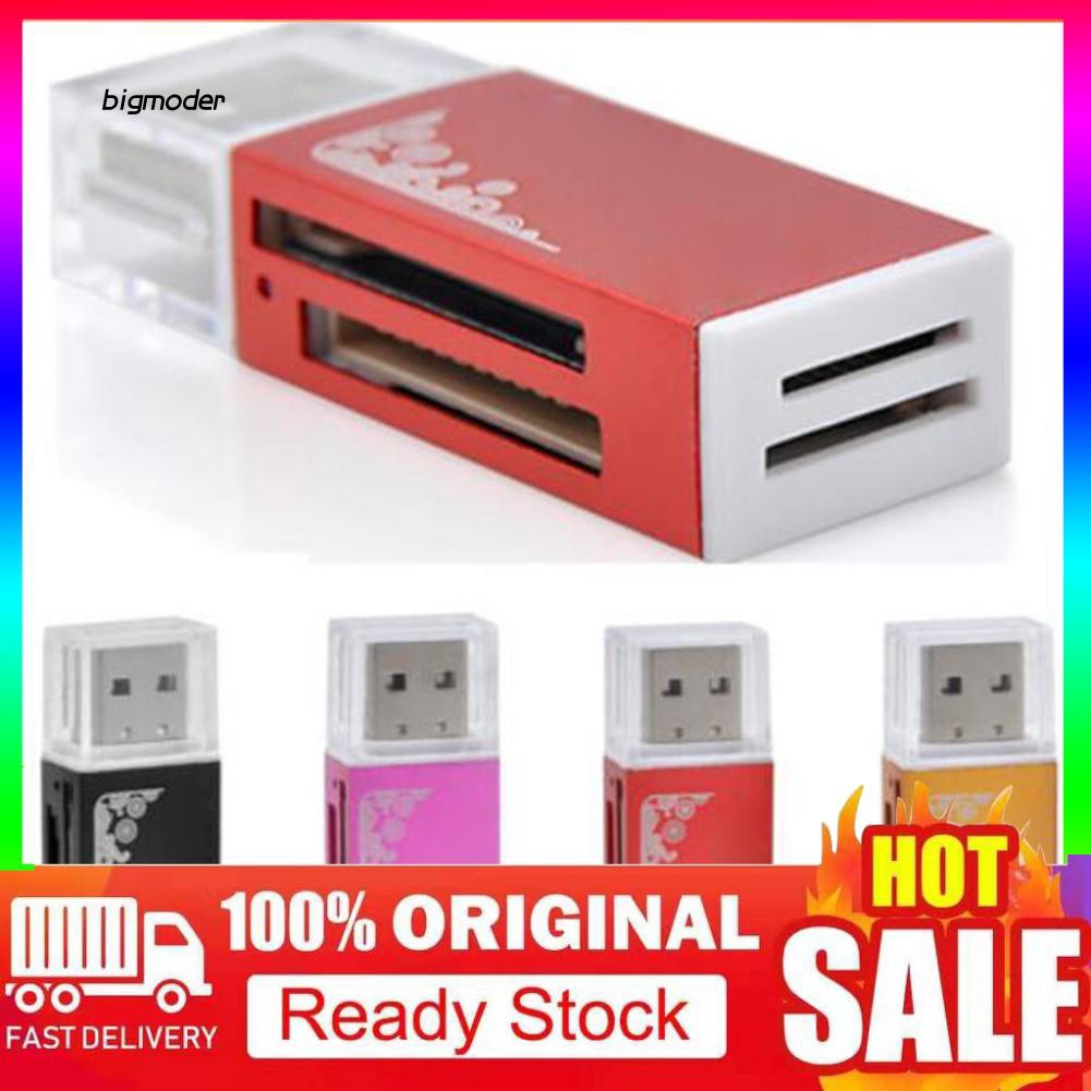 Đầu đọc thẻ nhớ Micro SD USB 2.0 cho MS PRO DUO SDHC TF/M2/MMC | BigBuy360 - bigbuy360.vn