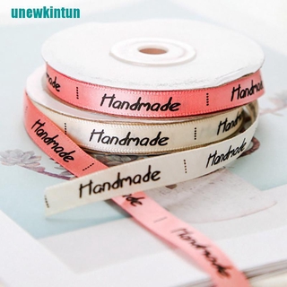 ❉Cuộn Dây Ruy Băng Polyester In Chữ "Làm Thủ Công Dùng Gói Quà / Trang Trí Tiệc Cưới