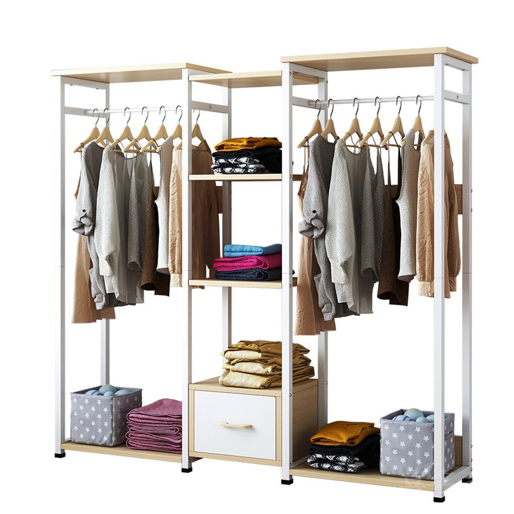 Tủ trống khung thép mặt gỗ MDF ngang 120cm - Tủ trống khung thép 120 | BigBuy360 - bigbuy360.vn