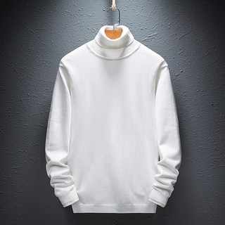 Áo len nam cổ lọ trơn