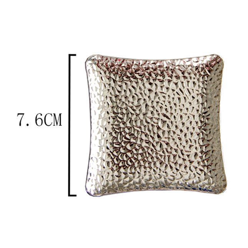 Đế Lót Ly Bằng Kim Loại Hình Vuông 7.6cm Tiện Dụng