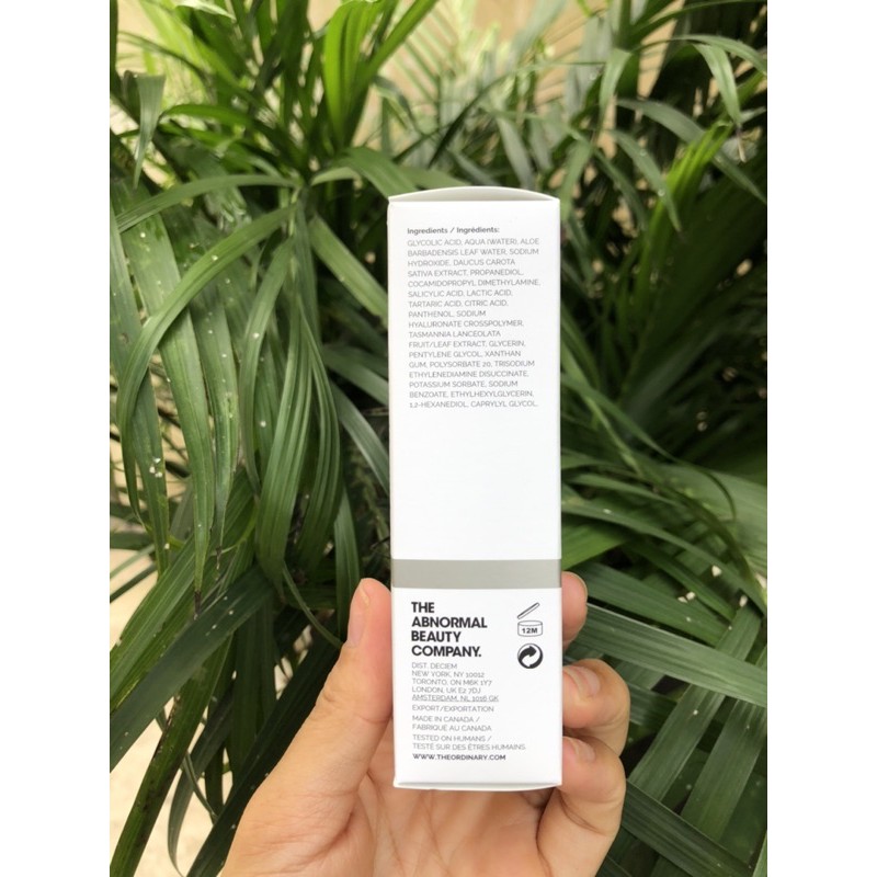 [The Ordinary] Tẩy da chết hoá học, thanh tẩy da AHA 30%+BHA 2% Peeling