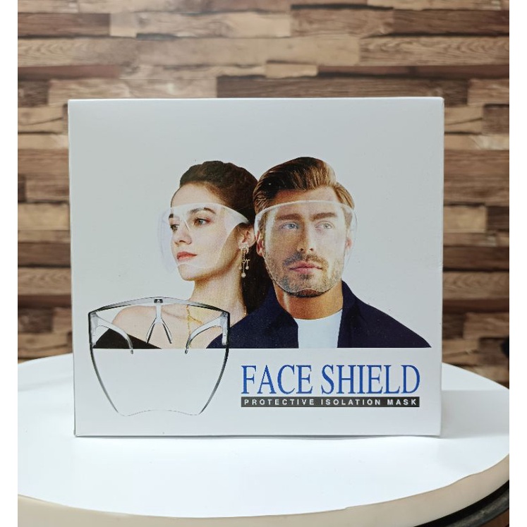 Mắt kính bảo hộ FACE SHIELD MASK chống giọt bắn, chống bụi che hết khuôn mặt bảo
