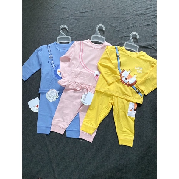 Bộ dài tay cài vai Dokma chất cotton siêu mềm cho bé