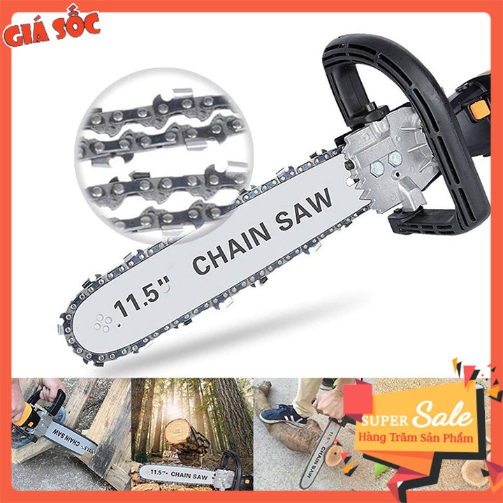 Lưỡi cưa xích, bộ chuyển đổi gắn máy mài cầm tay Chính Hãng CHAIN SAW