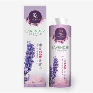 Nước hoa hồng lavender organic, 95% tinh chất hoa hồng,
