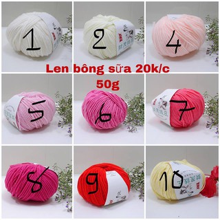 Len cuộn Bông Sữa