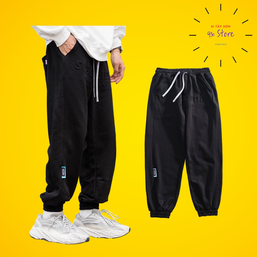 Quần Jogger nỉ SUBCRUDE hàng cao cấp ss2022