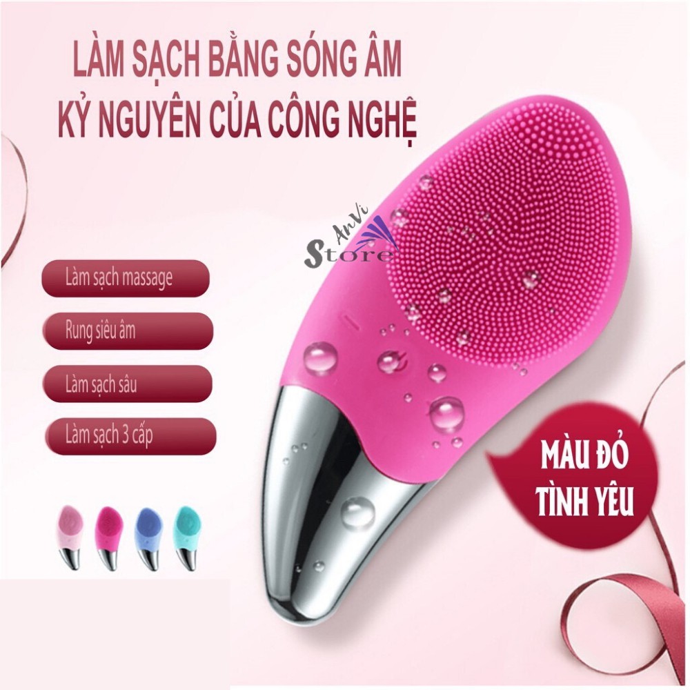 Máy rửa mặt SONIC FACIAL cao cấp - Bảo hành 1 năm đổi mới