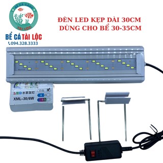 ĐÈN LED MÁNG DÀI 30-40-50-60CM KẸP THÀNH BỂ SIÊU SÁNG