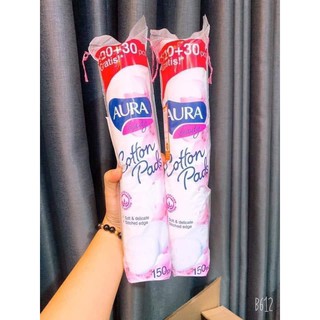 Bông Tẩy Trang Aura ( 150 Miếng)