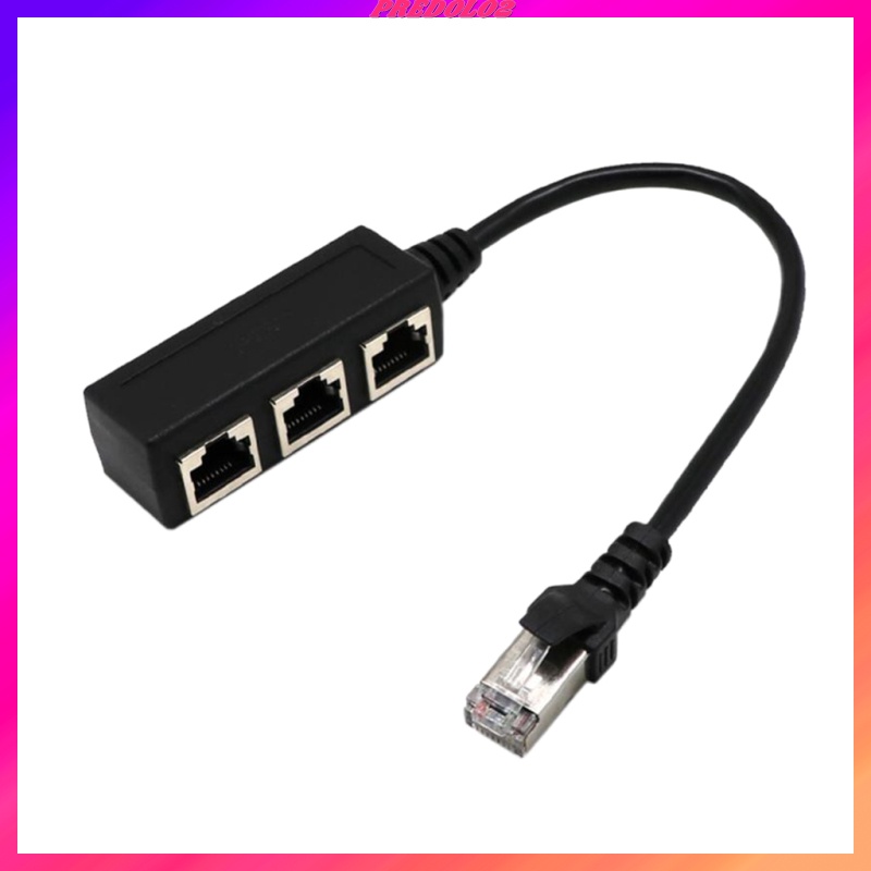 Bộ Chia 1 Cổng Rj45 Sang 3 Cổng Cho Cat 5 / Cat 6 Lan Ethernet Plug | BigBuy360 - bigbuy360.vn