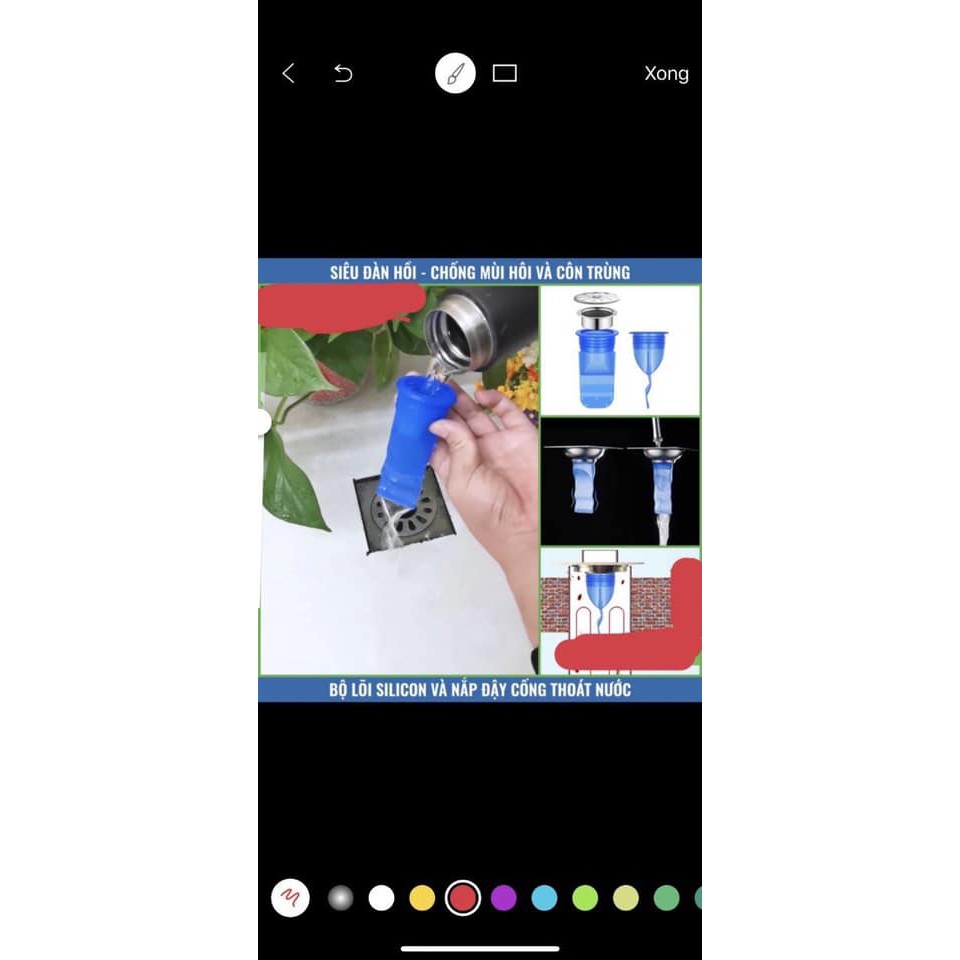 Ống chặn mùi hôi cống silicon