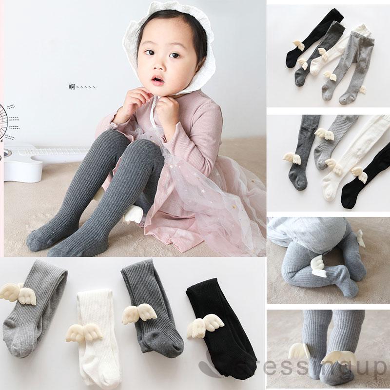 Quần tất vải cotton in hình thiên thần mềm mại cho bé