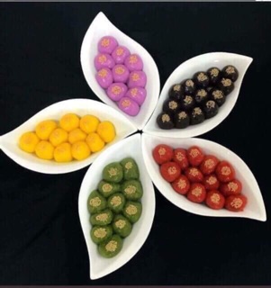 [Ảnh thật] Set Đĩa Thuyền Hoa Bát Tràng