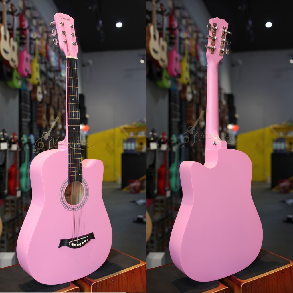 Đàn Guitar Acoustic 3/4 Linda- Tặng Full 12 Phụ Kiện- Phân phối chính hãng bởi Vinaguitar