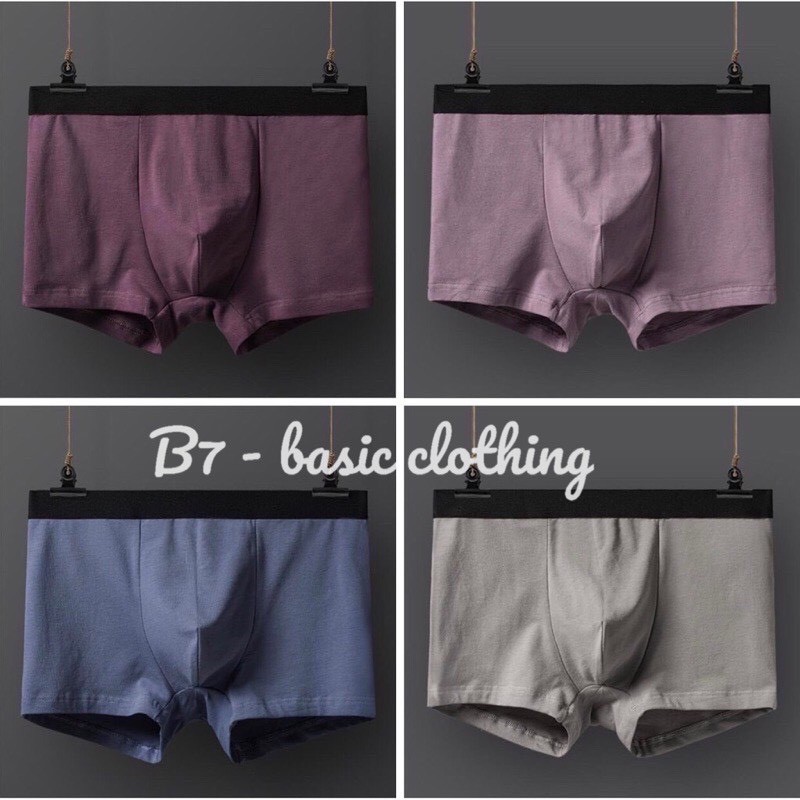 Quần Lót Nam Camus boxer dạng vuông vải cotton kháng khuẩn