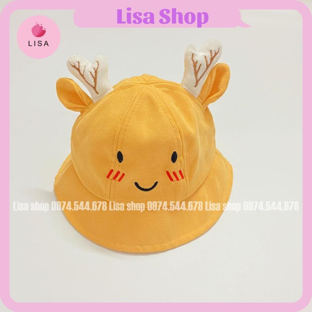 Mũ Vành Bé Gái, Nón Tai Bèo Bé Gái Có Tai Đáng Yêu, Vải Mềm Thoáng Mát Lisa, M61