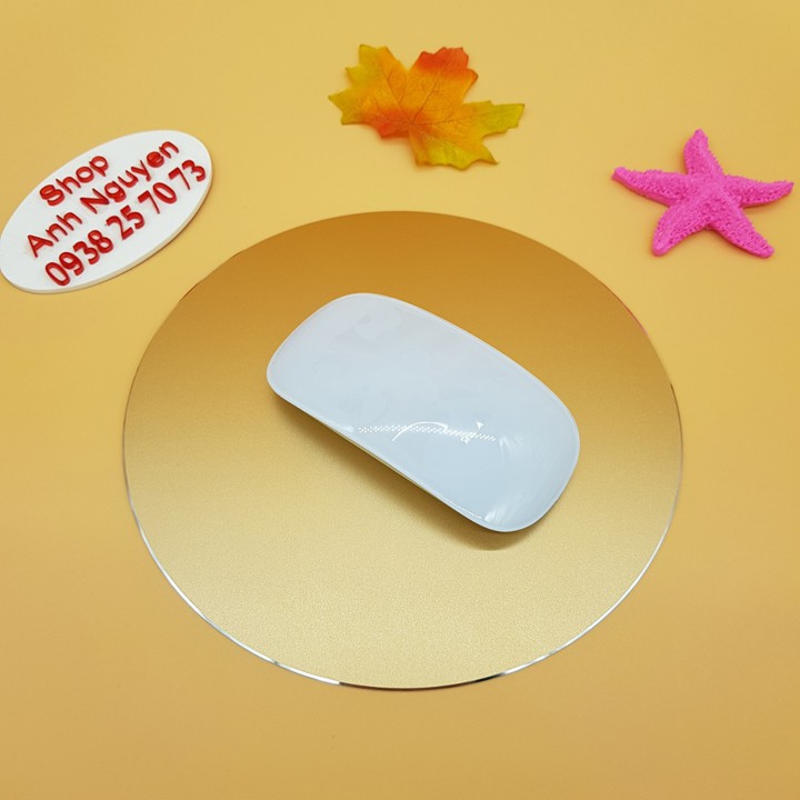 Đế lót chuột tròn hợp kim nhôm nhiều màu - LC002