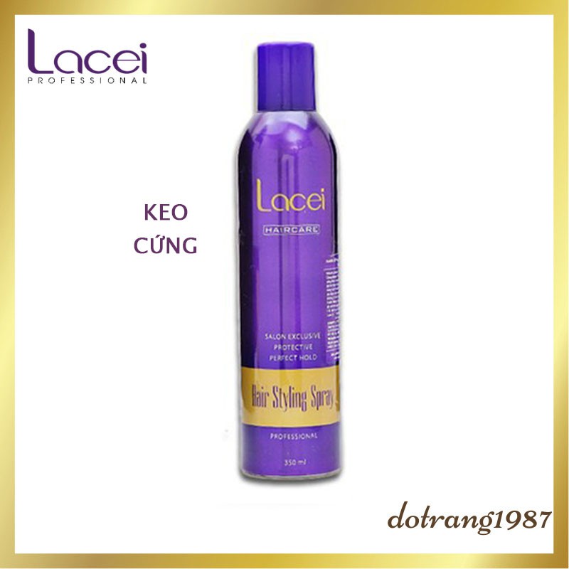 Keo Xịt Tóc Lacei Hair Styling Spray (Keo Mềm) 350ml