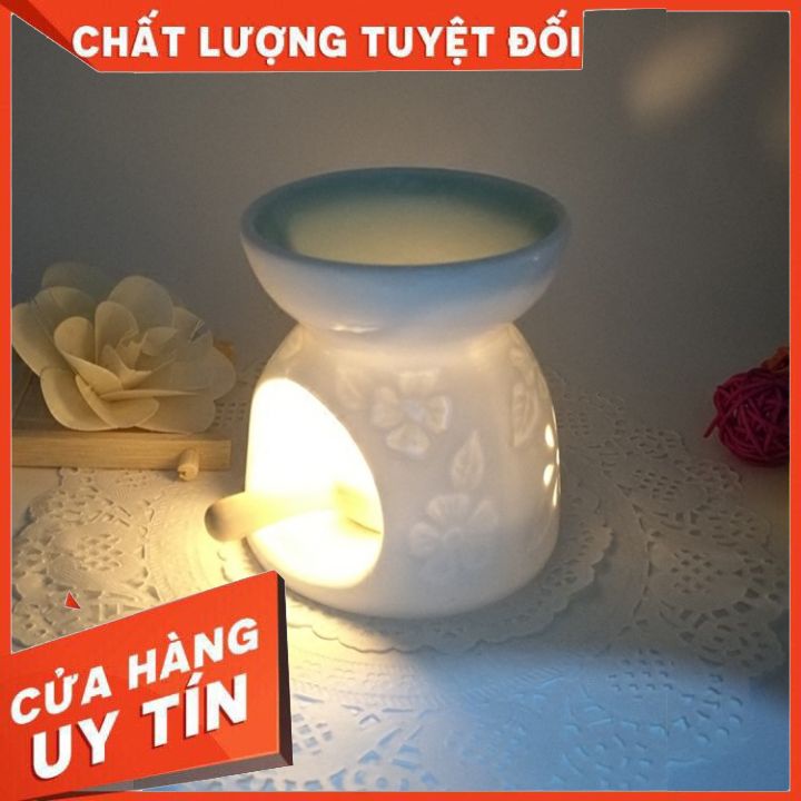 Đèn gốm đốt nến xông tinh dầu dùng trong SPA