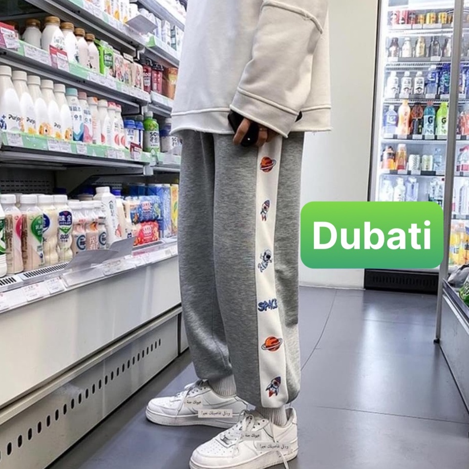 QUẦN JOGGER THỂ THAO NAM NỮ ỐNG BO HỌA TIẾT SPACE PHONG CÁCH SANG CHẢNH MỚI- DUBATI FASHION