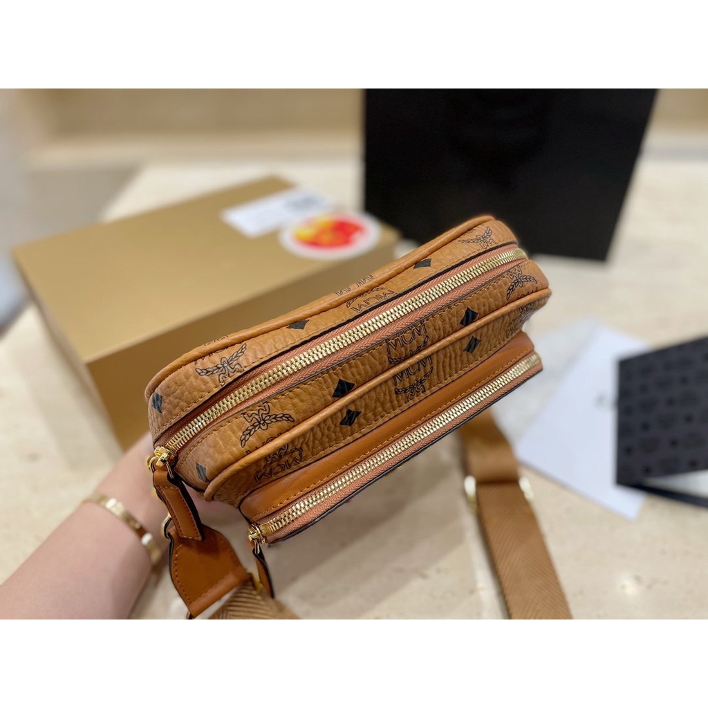 MCM Túi Đeo Chéo Phong Cách Vintage Hàn Quốc Thời Trang Cho Nữ