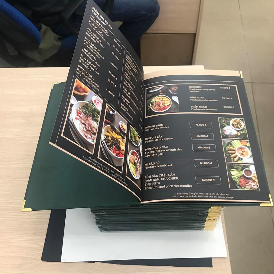 Catalogue cao cấp- menu cao cấp - In Bạch Dương