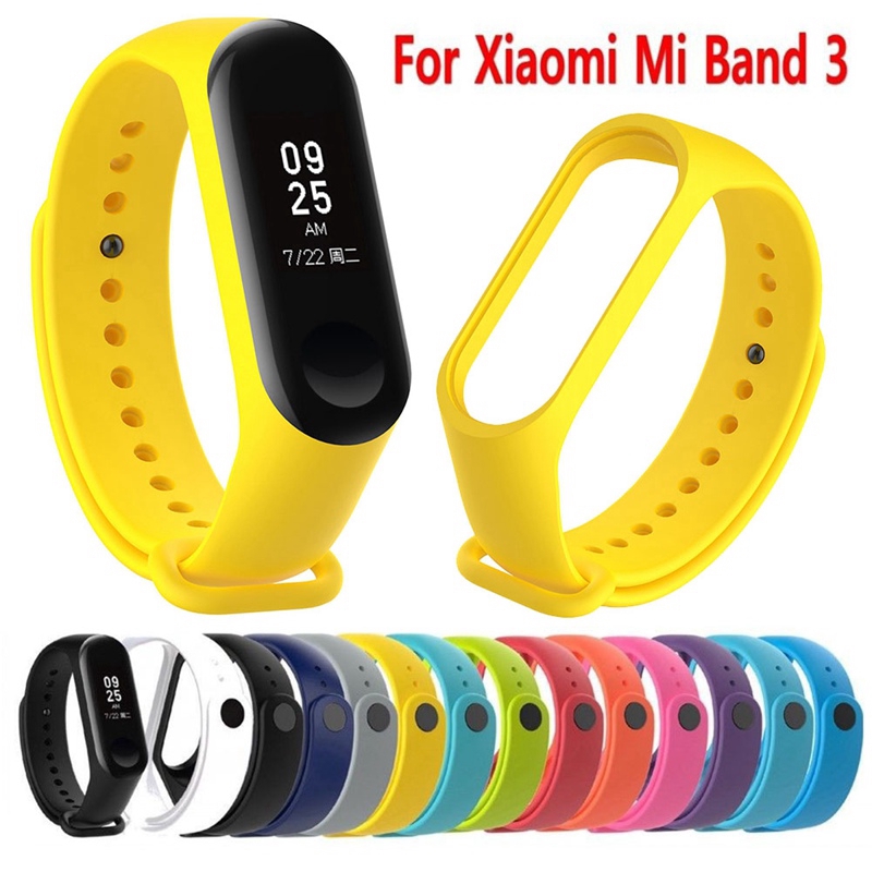 Dây Đeo Silicone Cho Đồng Hồ Thông Minh Xiaomi Mi Band 3 Miband 3