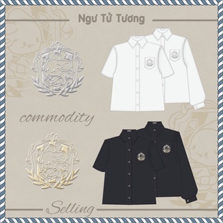 [Sẵn & Order] [Chính hãng] [Ngư Tử Tương] Áo blouse BL tay dài/ngắn đồng phục Seifuku túi thêu bé chuột