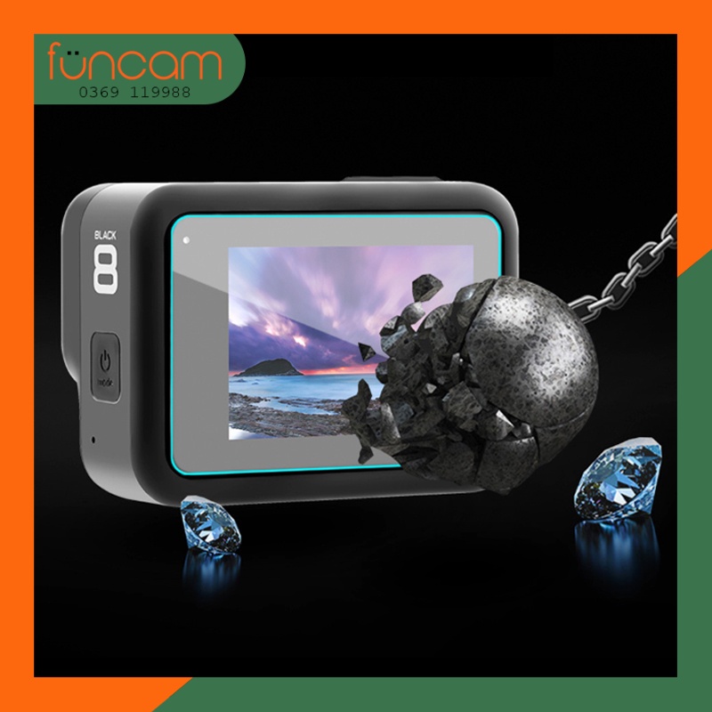 Miếng dán cường lực Gopro 8 Black
