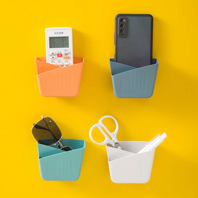 Hộp Đựng Điều Khiển Từ Xa / Điện Thoại Gắn Tường Tiện Dụng Giá Đỡ