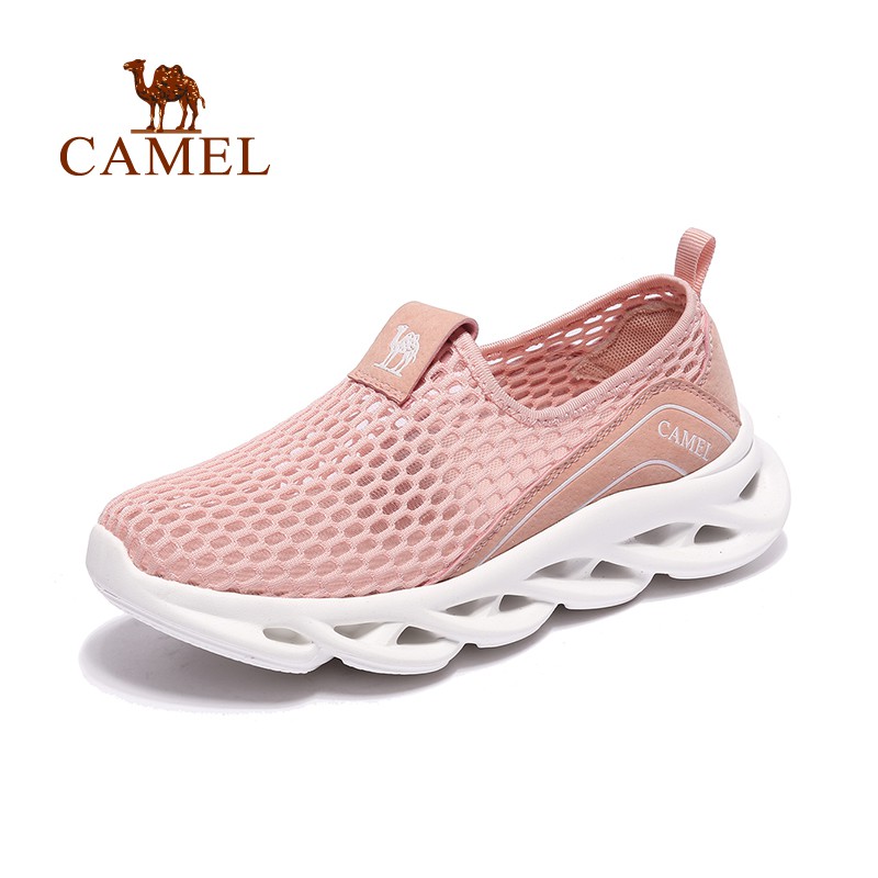 ☃Giày nữ Camel, mùa hè thể thao, lưới mỏng Nam giới thường nhẹ thoáng khí Một bàn đạp của mẹ