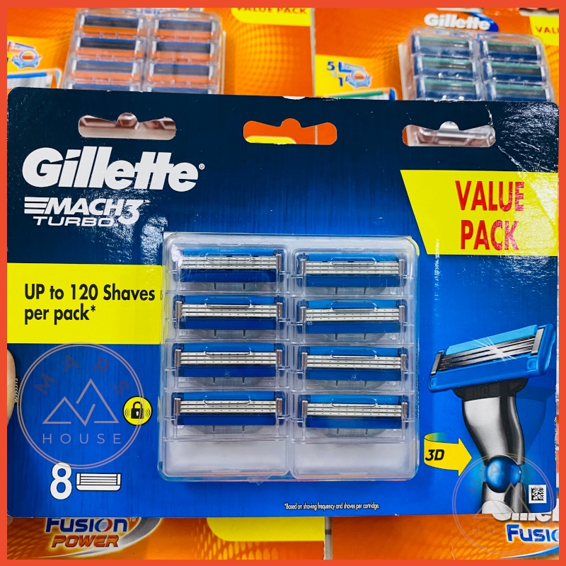 Lưỡi dao cạo râu Gillette Mach 3 chính hãng